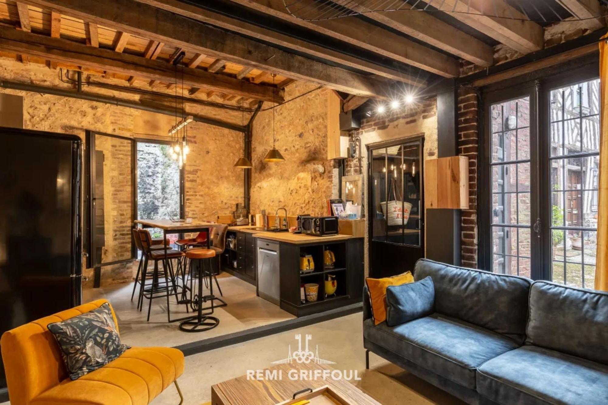 L'Atelier D'Elea 4 Terrace - Industrial-Chic In The Heart Of Honfleur Exterior foto